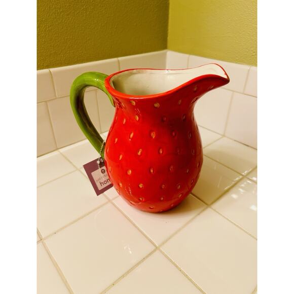 Home Essentials Strawberry Pitcher - Picture 2 of 6